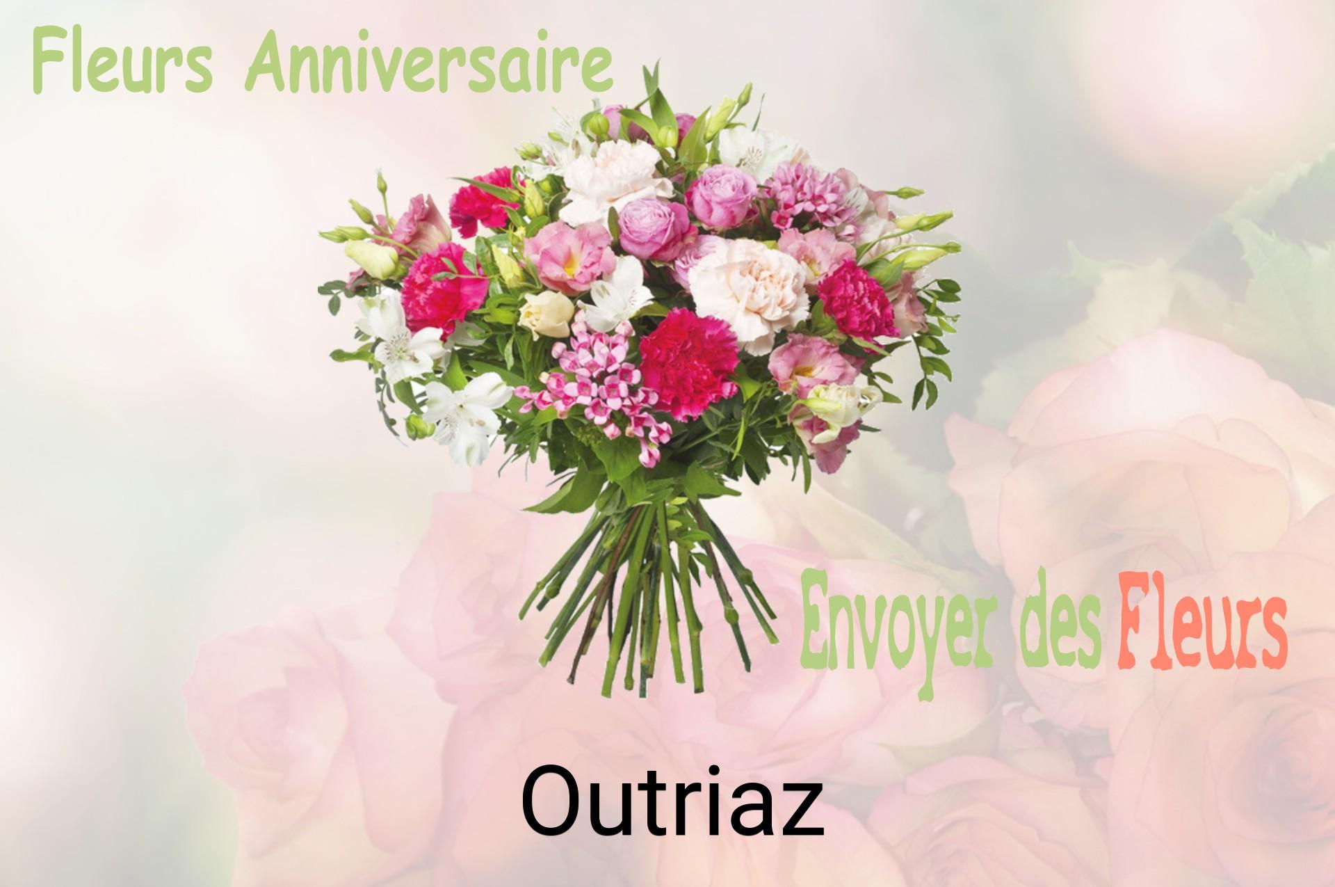 Bouquet de fleurs d’anniversaire livré à Outriaz